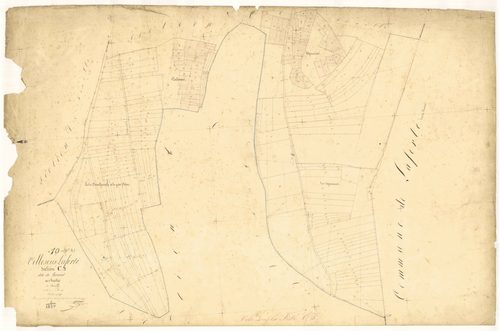 Ville-sous-la-Ferté, section C dite de barrat, feuille n°3, parcelles n° 795-961