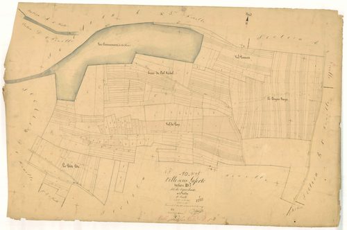 Ville-sous-la-Ferté, section D dite des vignes hautes, feuille n°1, parcelles n° 1-240