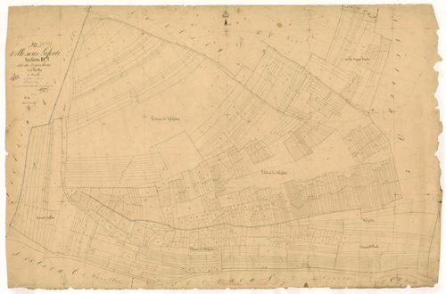 Ville-sous-la-Ferté, section D dite des vignes hautes, feuille n°3, parcelles n° 701-1174