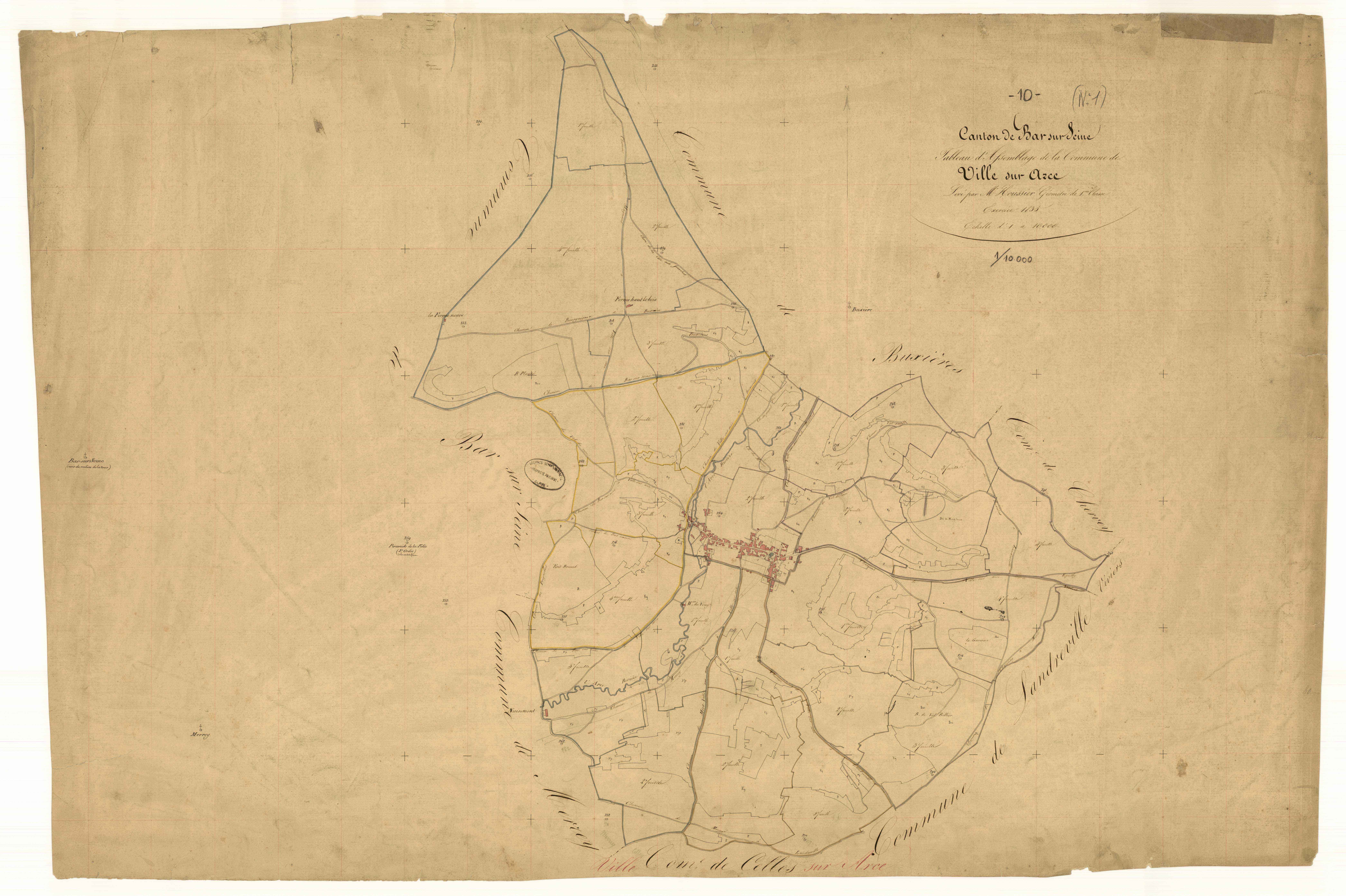 Ville-sur-Arce, tableau d'assemblage