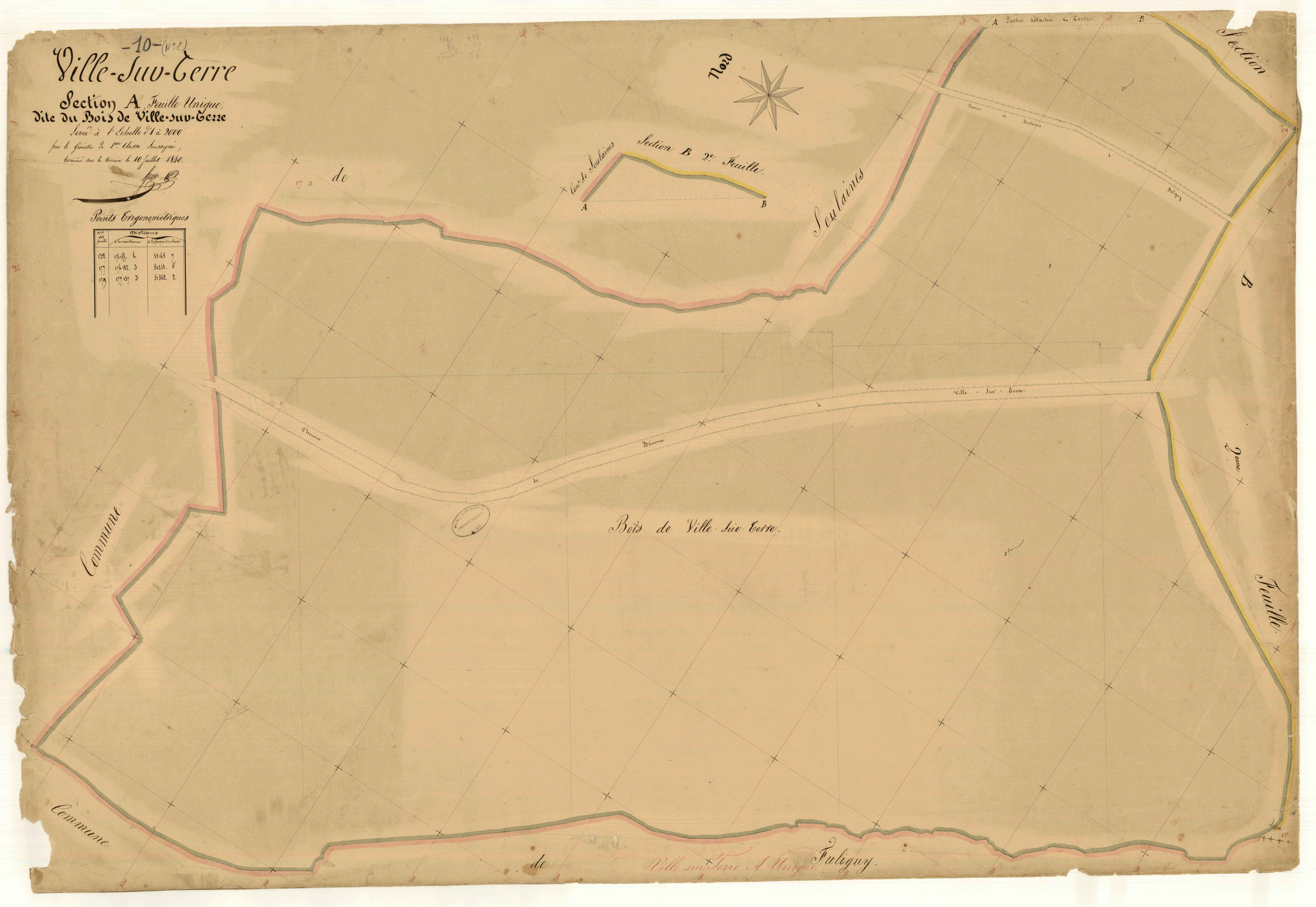Ville-sur-Terre, section A dite du bois de Ville-sur-Terre