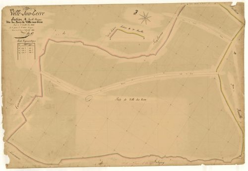Ville-sur-Terre, section A dite du bois de Ville-sur-Terre