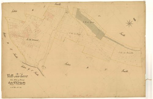 Ville-sur-Terre, section B dite de béchamp, feuille n°3 bis, parcelles n° 1342-1541