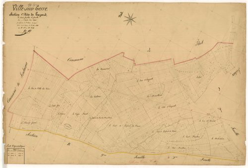 Ville-sur-Terre, section C dite de hazard, feuille n°1, parcelles n° 1-514