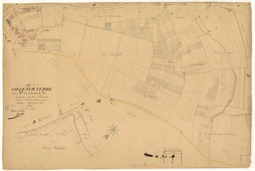 Ville-sur-Terre, section E dite de la grande pièce, feuille n°1, parcelles n° 1-301