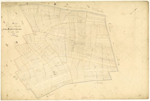 Villiers-Herbisse, section C dite de Tannière, feuille n°1