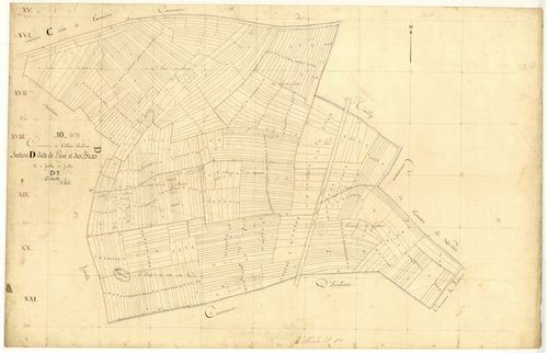 Villiers-Herbisse, section D dite de lavé et des bras, feuille n°1