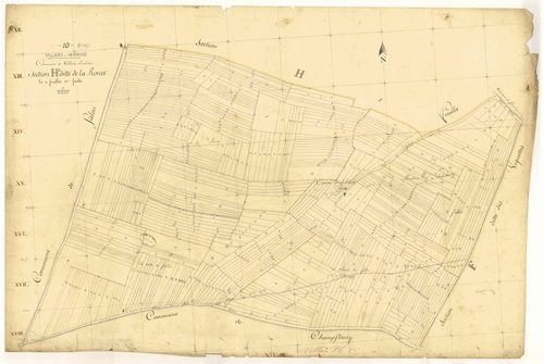Villiers-Herbisse, section H dite de la Ronce, feuille n°2