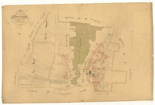 Villy-en-Trodes, section E dite des échelles, feuille n°1, parcelles n° 1-633