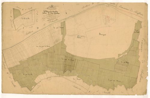 Villy-en-Trodes, section E dite des échelles, feuille n°3, parcelles n° 1266-1683