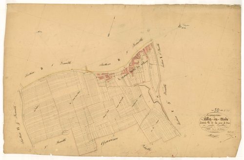 Villy-en-Trodes, section G dite de la voie de bar, feuille n°1, parcelles n° 1-380