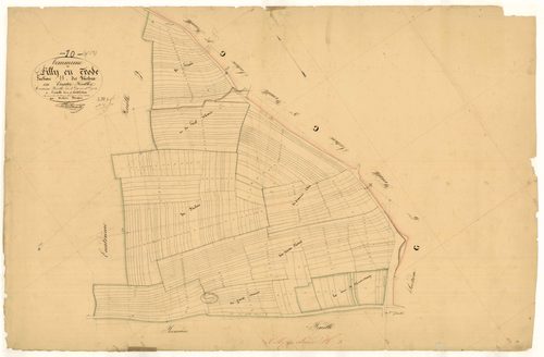 Villy-en-Trodes, section H dite des fâches, feuille n°3, parcelles n° 720-973