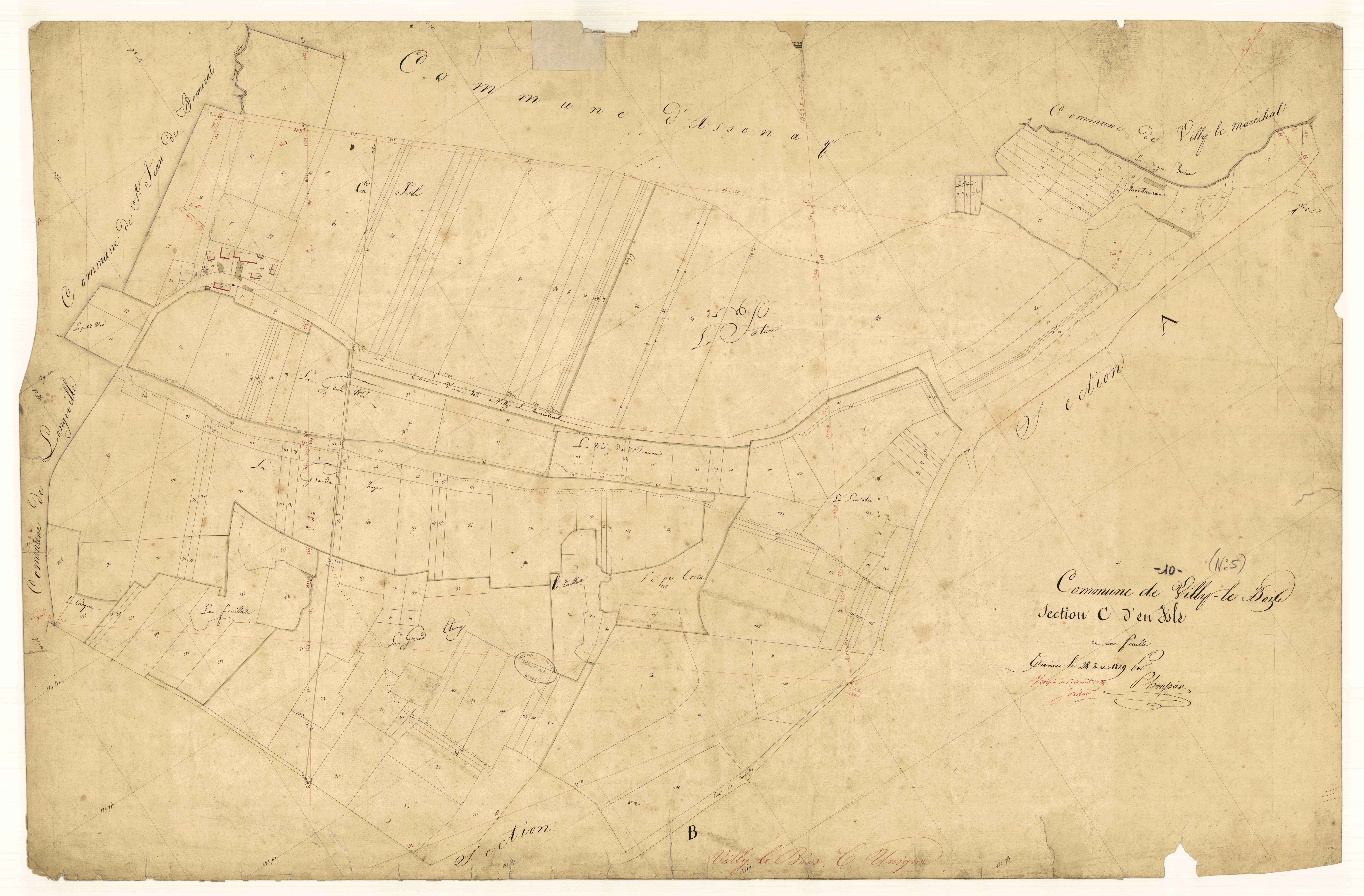 Villy-le-Bois, section C dite d'en Isle