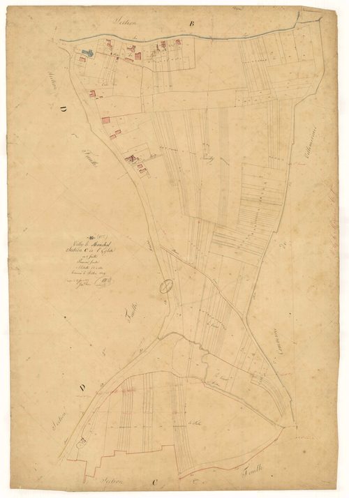 Villy-le-Maréchal, section C dite de l'église, feuille n°1