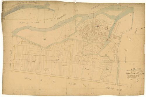 Virey-sous-Bar, section A dite de lenclos, feuille n°2, parcelles n° 241-602
