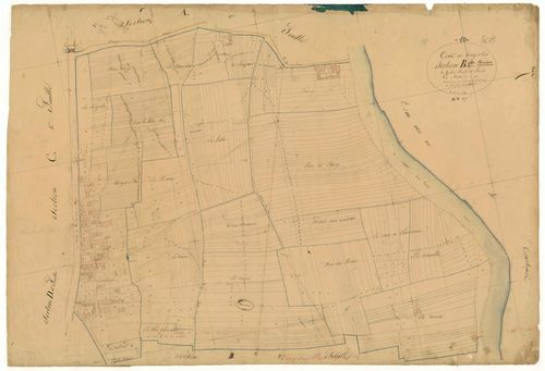 Virey-sous-Bar, section B dite des croyères, feuille n°1, parcelles n° 1-699
