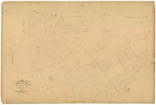 Virey-sous-Bar, section C dite du village, feuille n°4, parcelles n° 798-1181