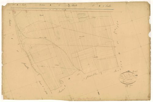 Virey-sous-Bar, section D dite des grandes vignes, feuille n°1, parcelles n° 1-271