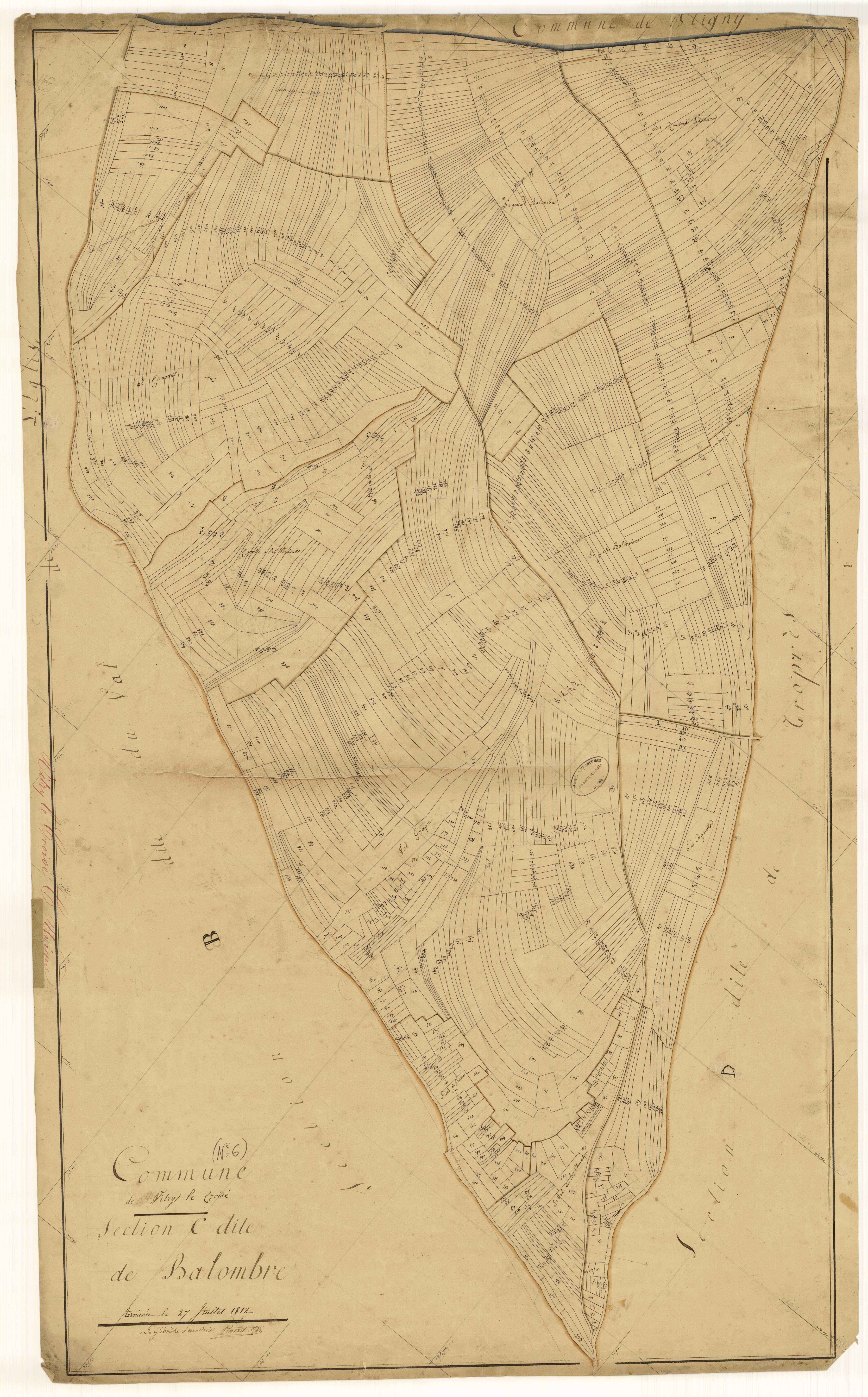 Vitry-le-Croisé, section C dite de la balombre