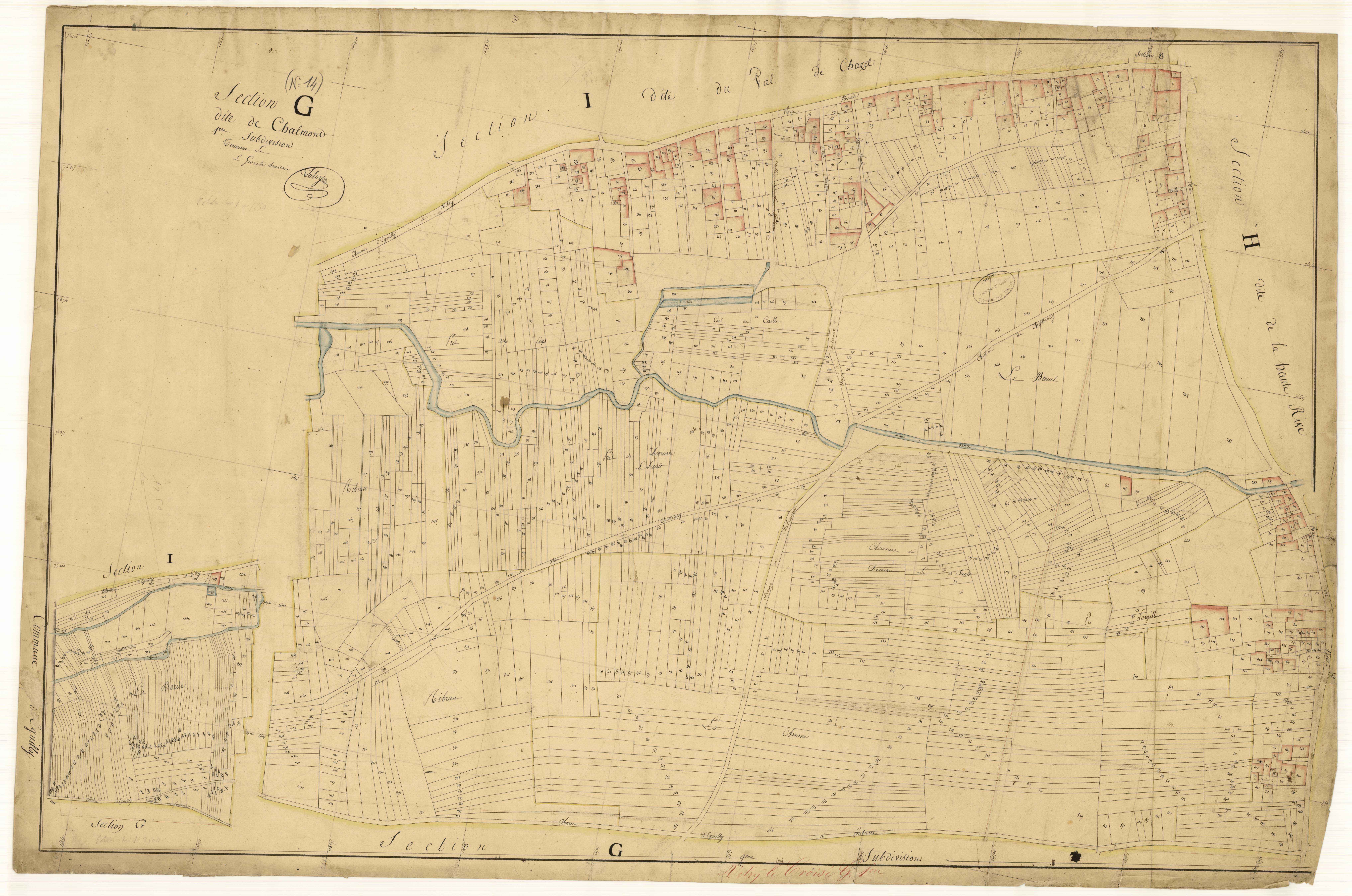 Vitry-le-Croisé, section G dite de chalmont, feuille n°2
