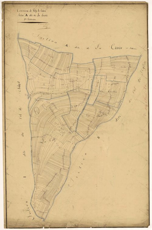 Vitry-le-Croisé, section A dite de la croüe, feuille n°2