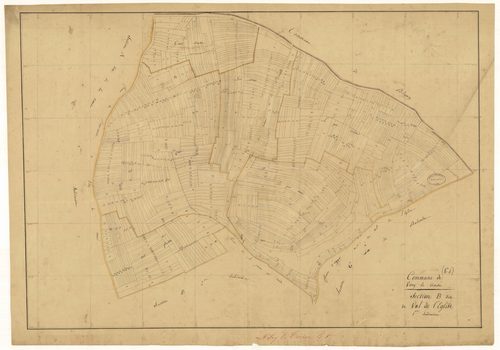 Vitry-le-Croisé, section B dite du val de l'église, feuille n°1