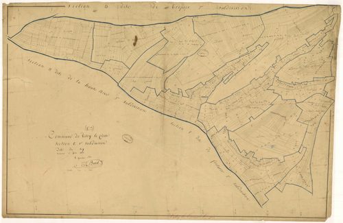 Vitry-le-Croisé, section E dite du sey, feuille n°1