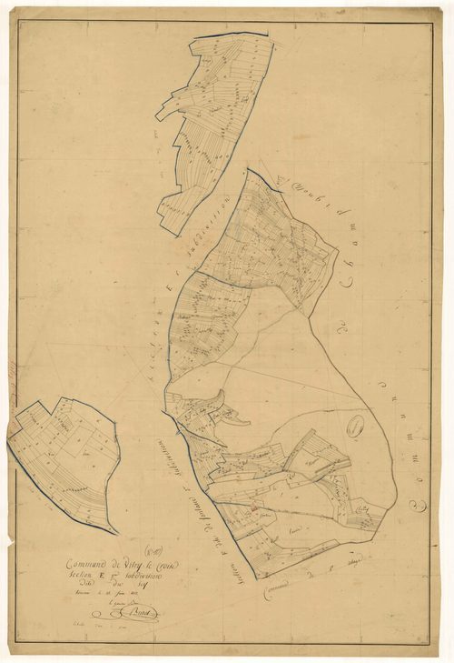 Vitry-le-Croisé, section E dite du sey, feuille n°2