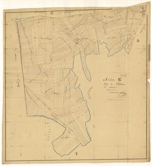 Vitry-le-Croisé, section G dite de chalmont, feuille n°1