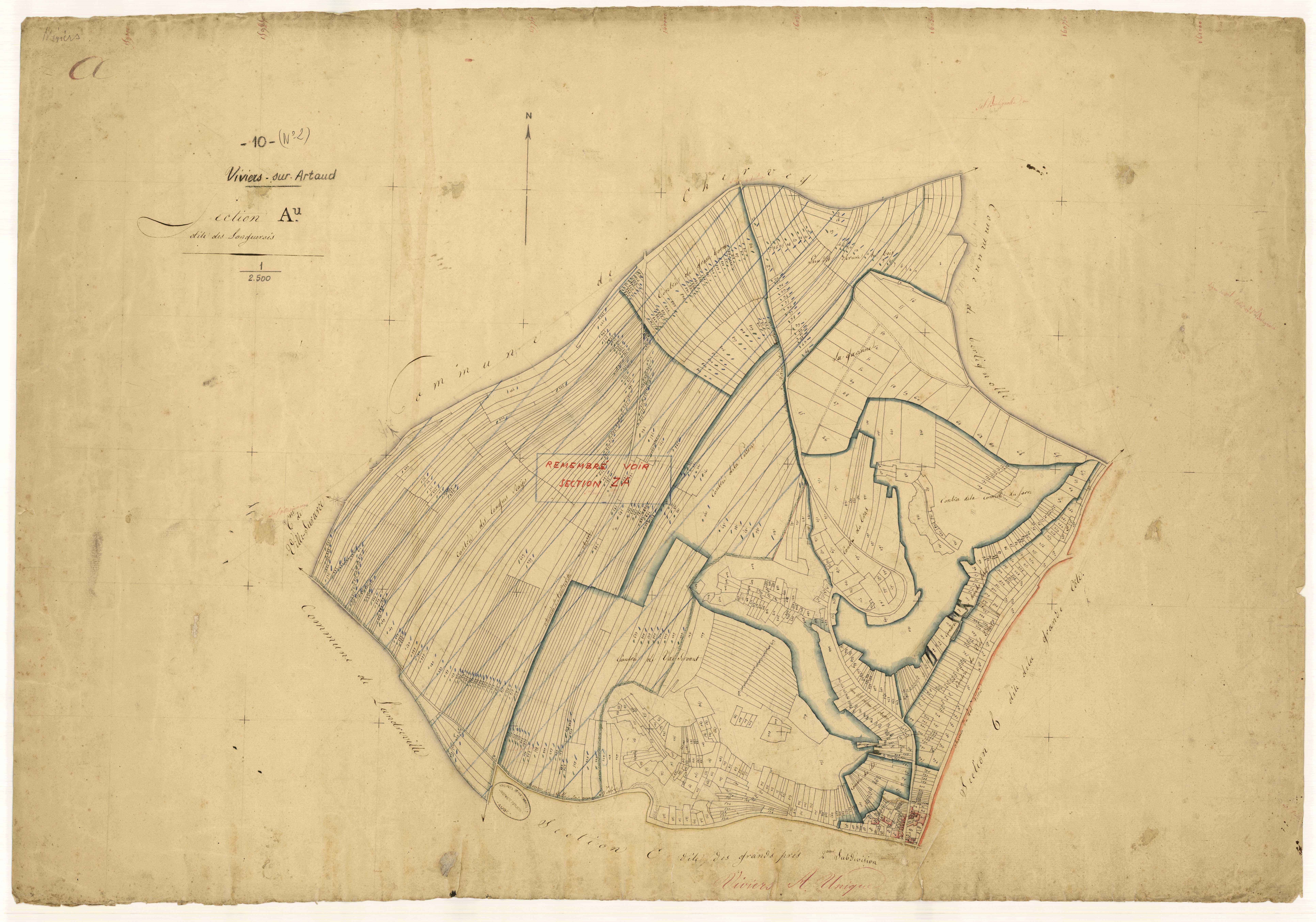 Viviers-sur-Artaut, section A dite des songuerois