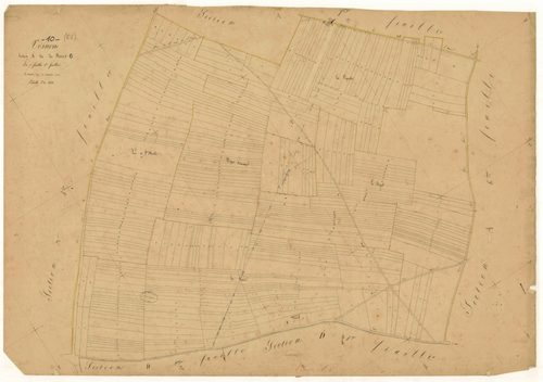Vosnon, section A dite des bois, feuille n°5, parcelles n° 699-1015