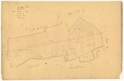 Vosnon, section B dite de pigy, feuille n°1, parcelles n° 1-209