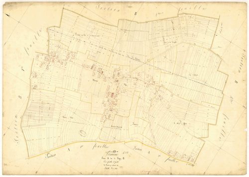 Vosnon, section B dite de pigy, feuille n°5, parcelles n° 1917-6638