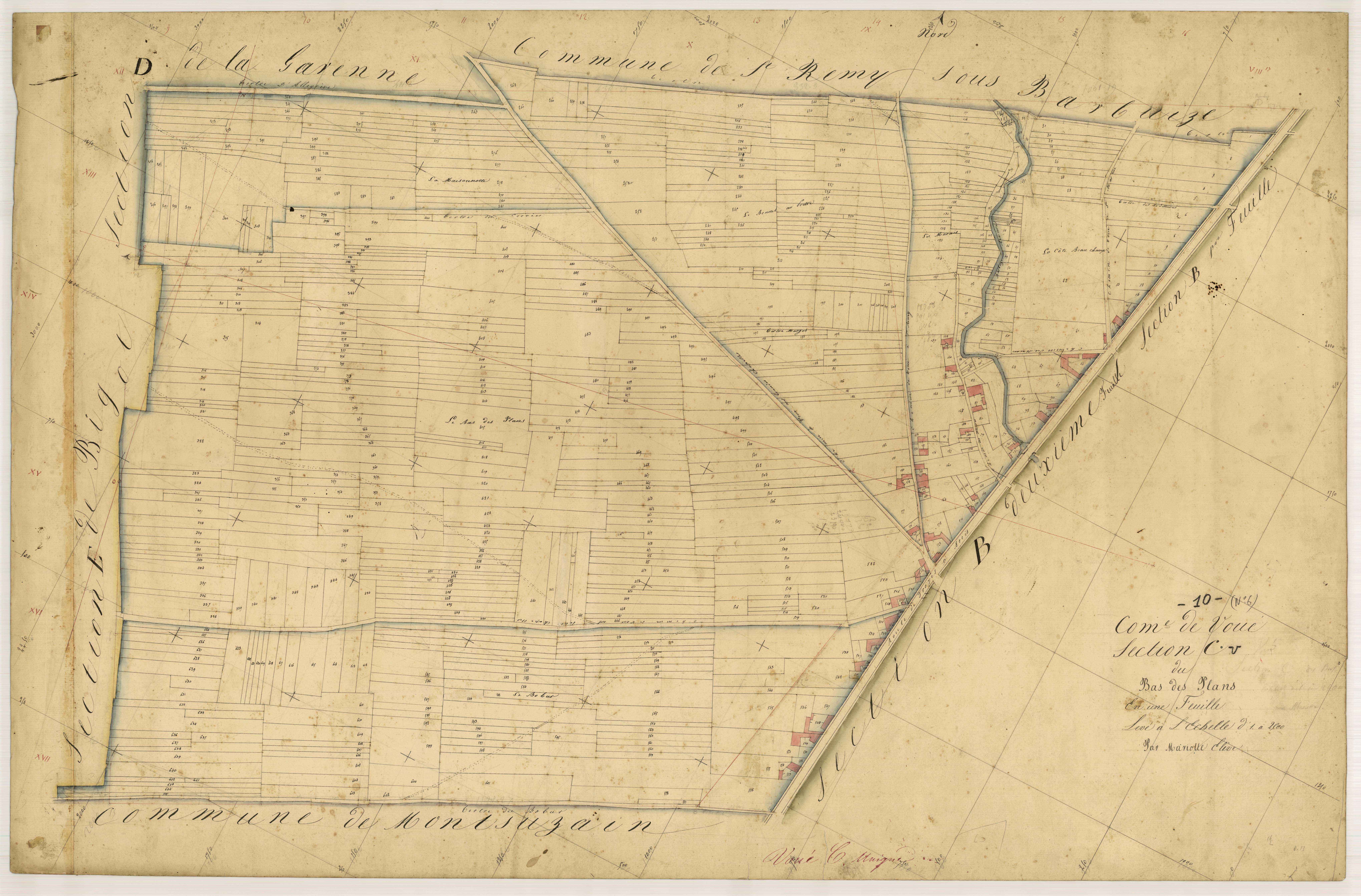 Voué, section C dite du bas des plans