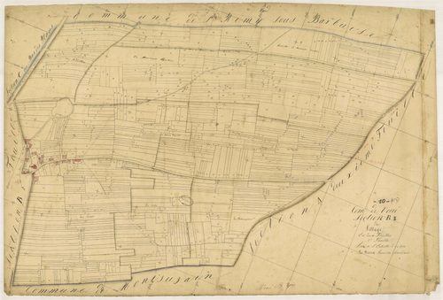 Voué, section B dite du village, feuille n°1