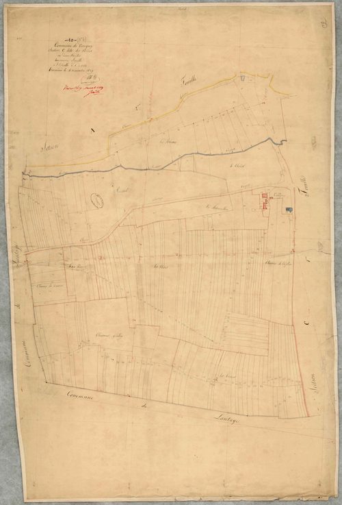 Vougrey, section C dite des noës, feuille n°2