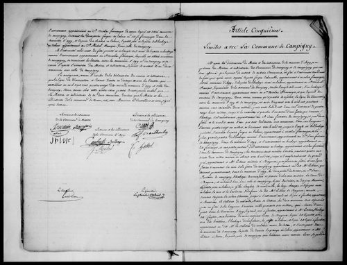 Procès-verbal de délimitation du territoire
