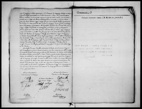 Procès-verbal de délimitation du territoire