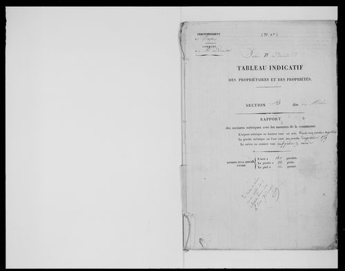 état de section (1824)