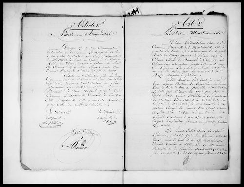 Procès-verbal de délimitation du territoire