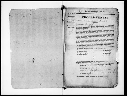 Procès-verbal de délimitation du territoire