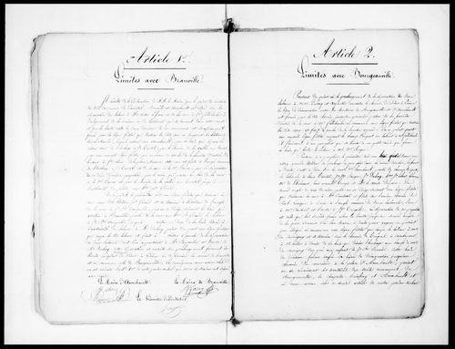 Procès-verbal de délimitation du territoire