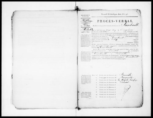 Procès-verbal de délimitation du territoire