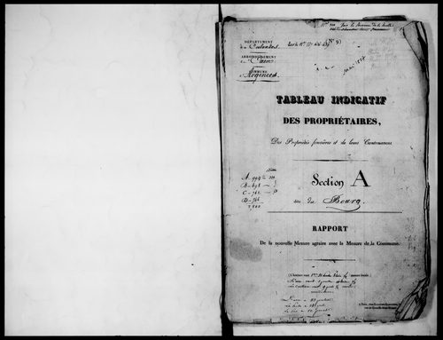 état de section (1827)