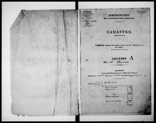 état de section (1836)