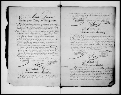 Procès-verbal de délimitation du territoire