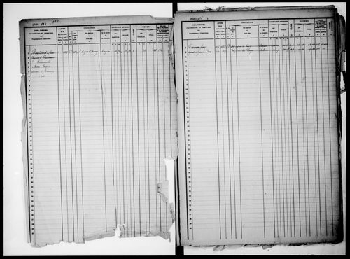 matrice cadastrale des propriétés foncières (bâties et non bâties), 1822-1913, 3e vol. (folios 924-1304)