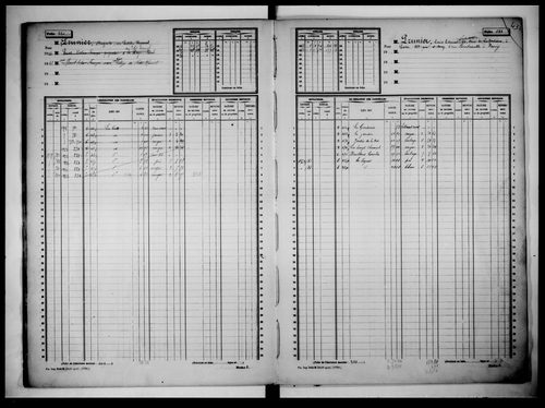 matrice cadastrale des propriétés non bâties, 1913-1960, 2e vol. (folios 497-990)