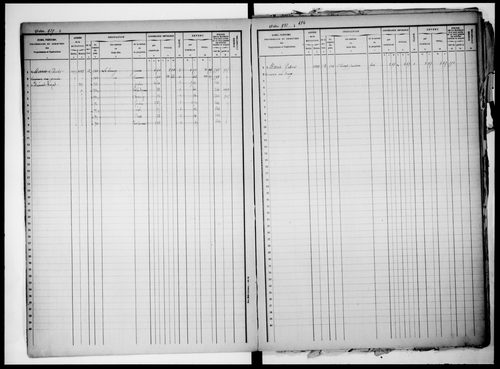 matrice cadastrale des propriétés foncières (bâties et non bâties), 1822-1913, 3e vol. (folios 924-1304)