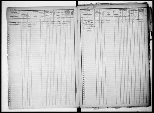 matrice cadastrale des propriétés foncières (bâties et non bâties), 1822-1913, 3e vol. (folios 924-1304)